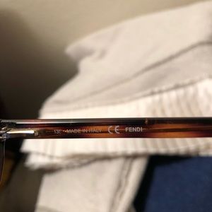 Fendi glasses script lenses